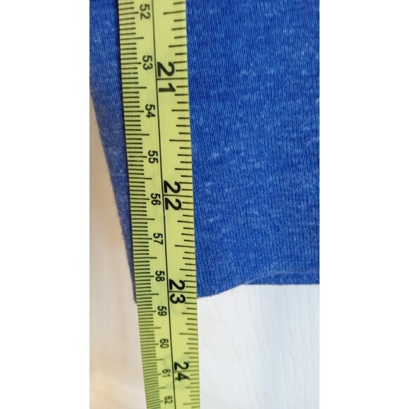 Nike Women's blue speckle long sleeve full zip hooded draw string sweater - Picture 6 of 6